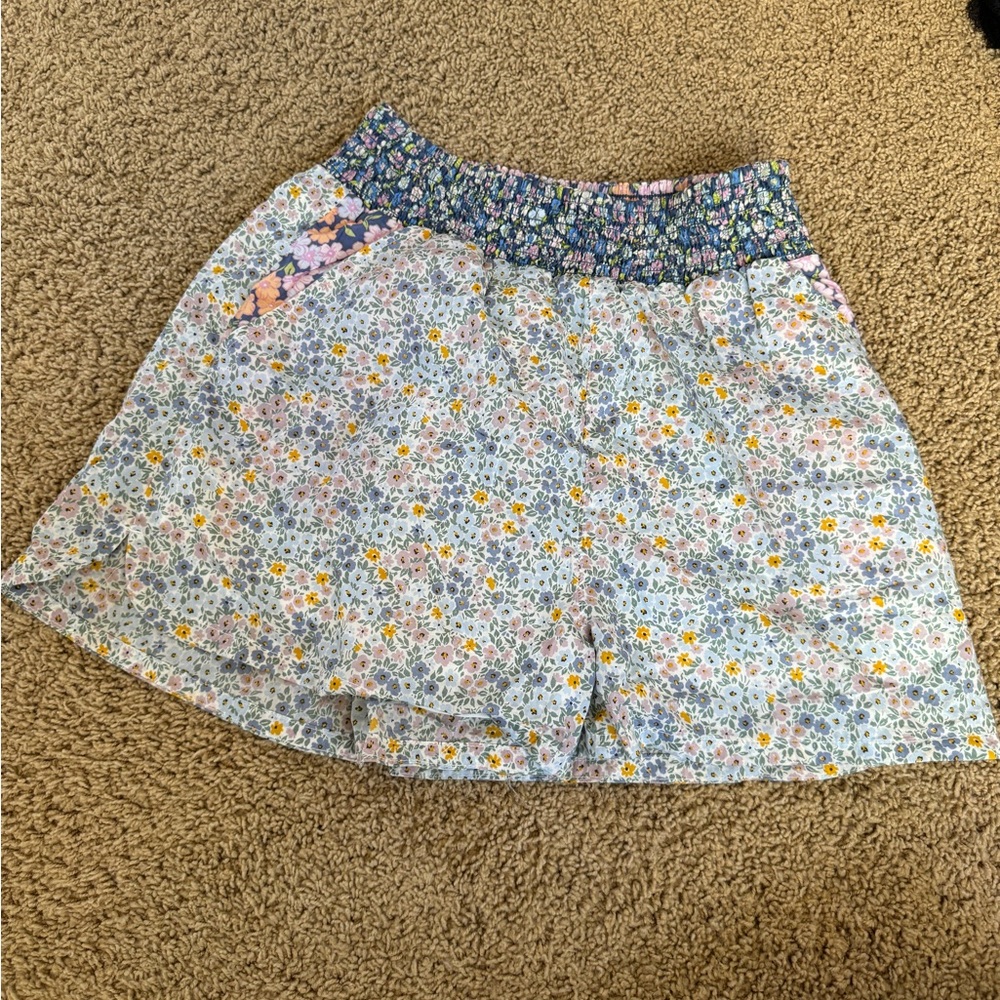 American Eagle Outfitters Floral High Waist Shorts